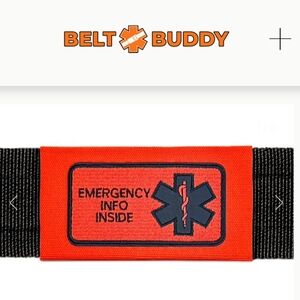 1st Responder Belt Buddy Emergency Contact Info For Car Seatbelt!